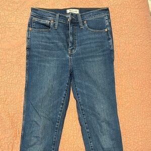 Madewell 10” High Rise Skinny Size 27